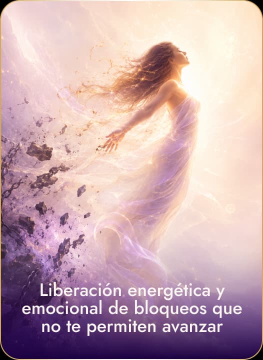 Liberación energética y emocional de bloqueos que no te permiten avanzar
